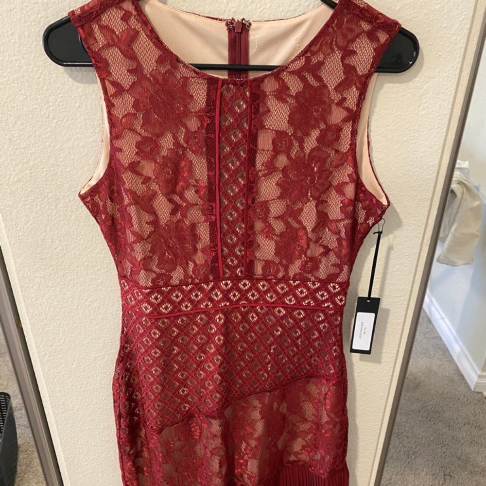 LuLu's Red Lace Dress